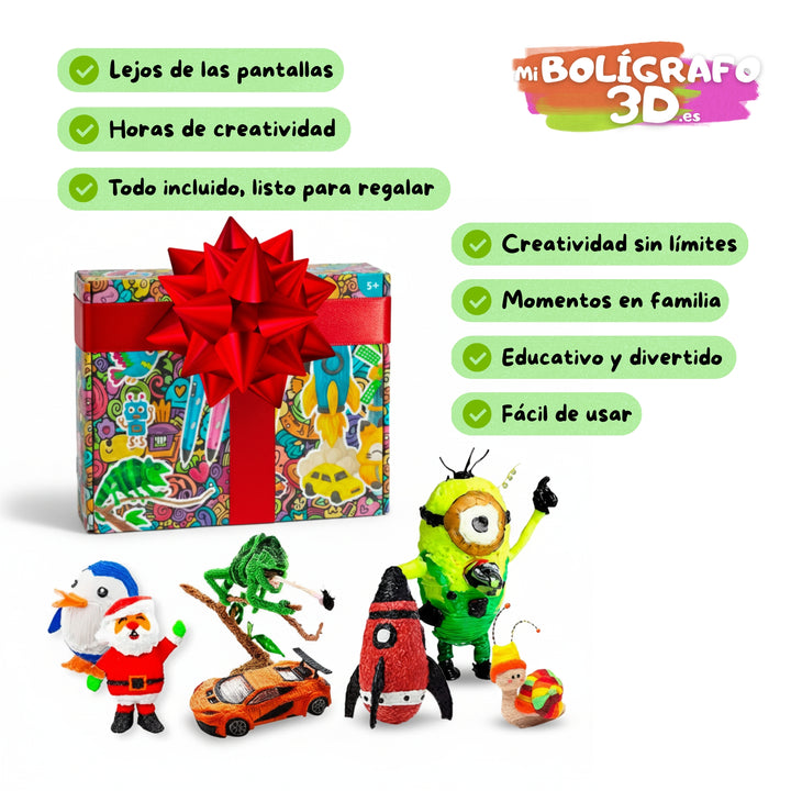 Cofre Regalo Completo de Bolígrafo 3D