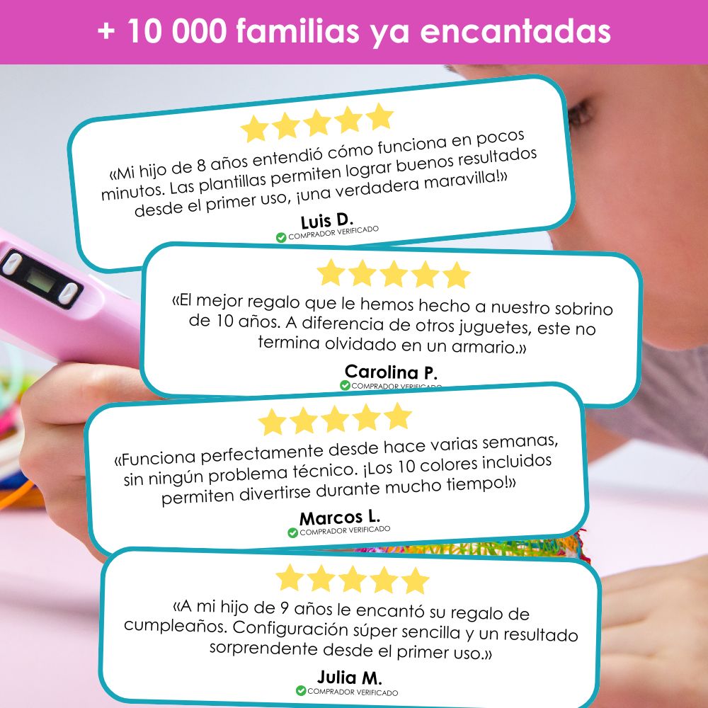 Cofre Regalo Completo de Bolígrafo 3D