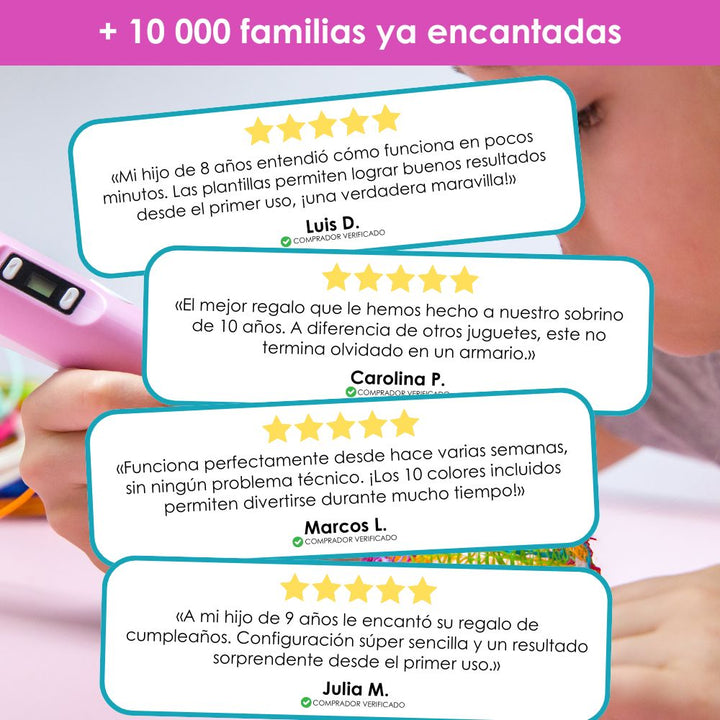 Cofre Regalo Completo de Bolígrafo 3D